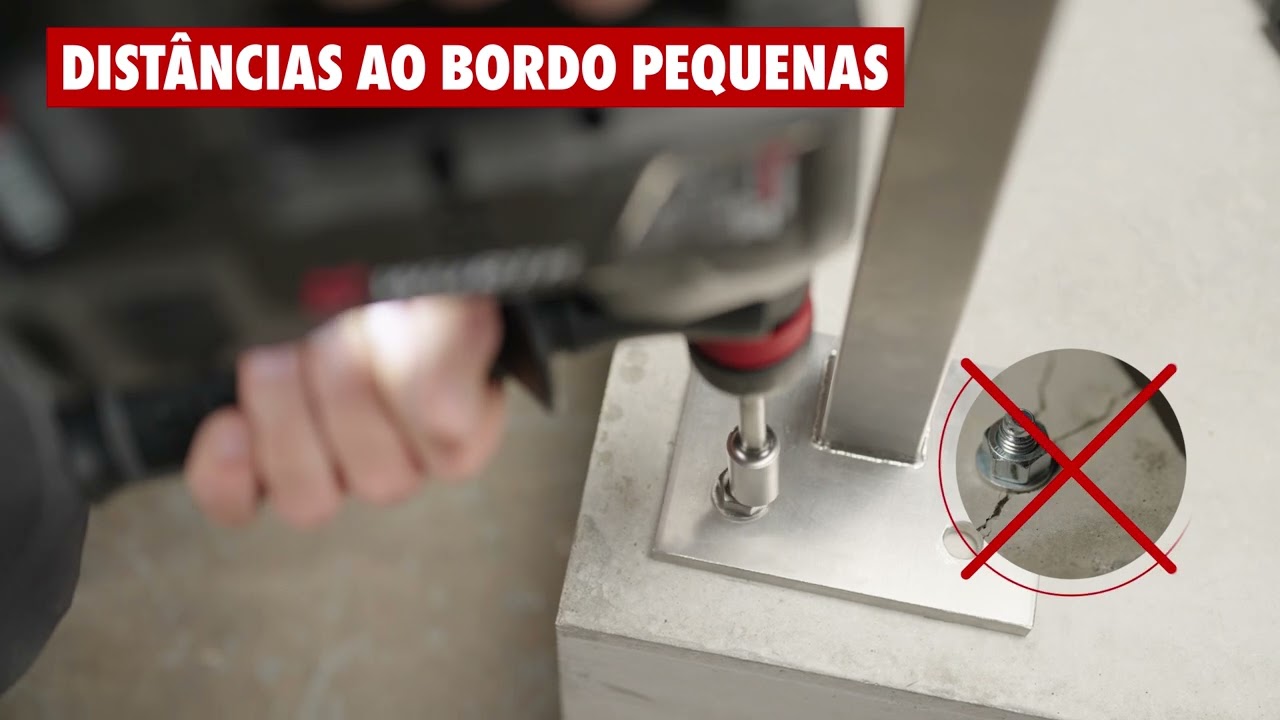 Ancoragem metálica Cargas Elevadas W-FAZ PRO