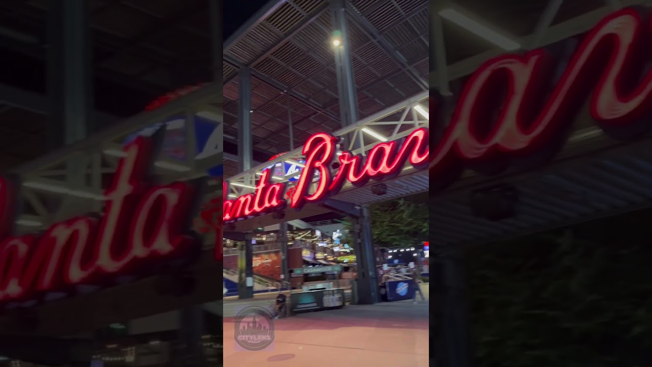 Nothing beats a summer night at Truist Park #atlanta #atlantaevents #localattractions