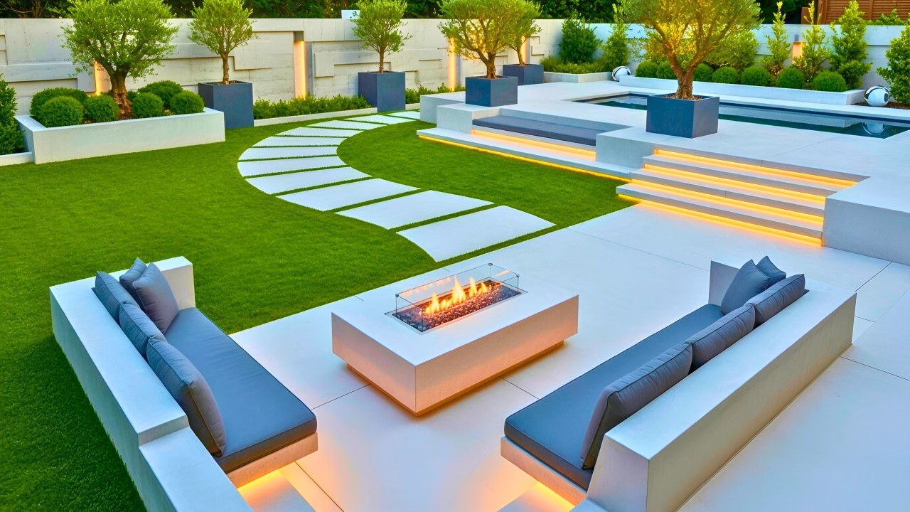 100+ GENIUS Concrete Backyard Ideas: 👉 Modern Patio Designs That Look Incredibly Expensive