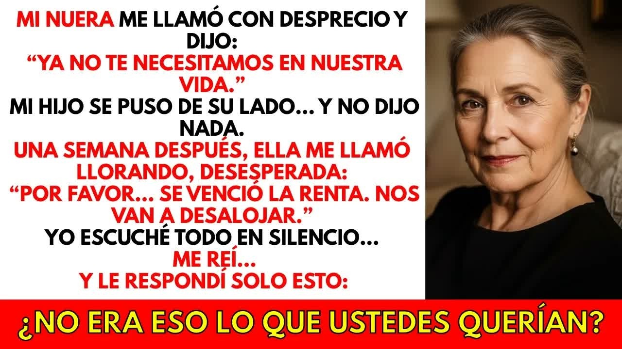Ella se jactó： “Vivimos mejor sin ti.” Siete días después, estaba desesperada...