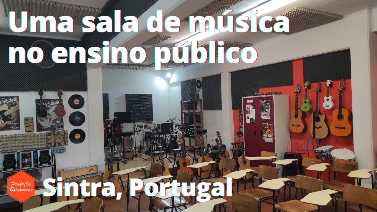 Sala de música (EM e CEA) no ensino público em Portugal - E.B. 2,3 D. Fernando II, Sintra, Portugal