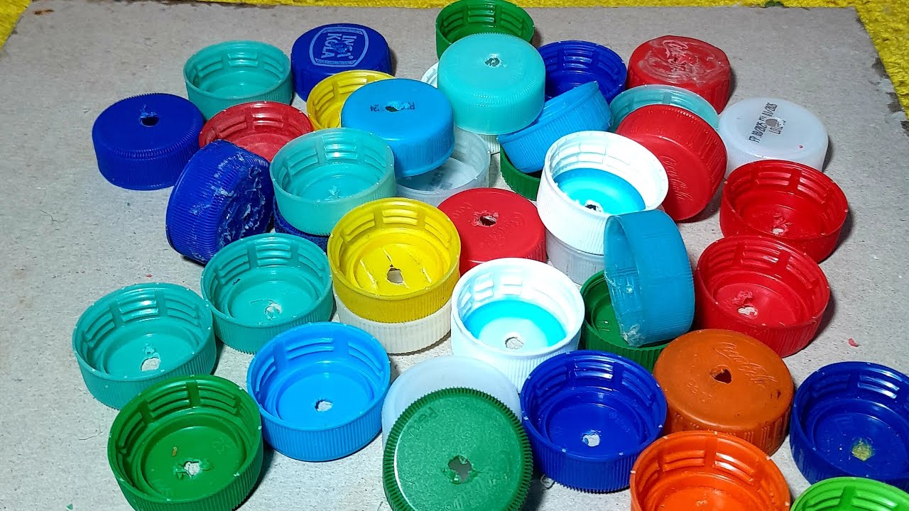 Juegos creativos con tapas para los niños #reciclaje #ideas creativa 