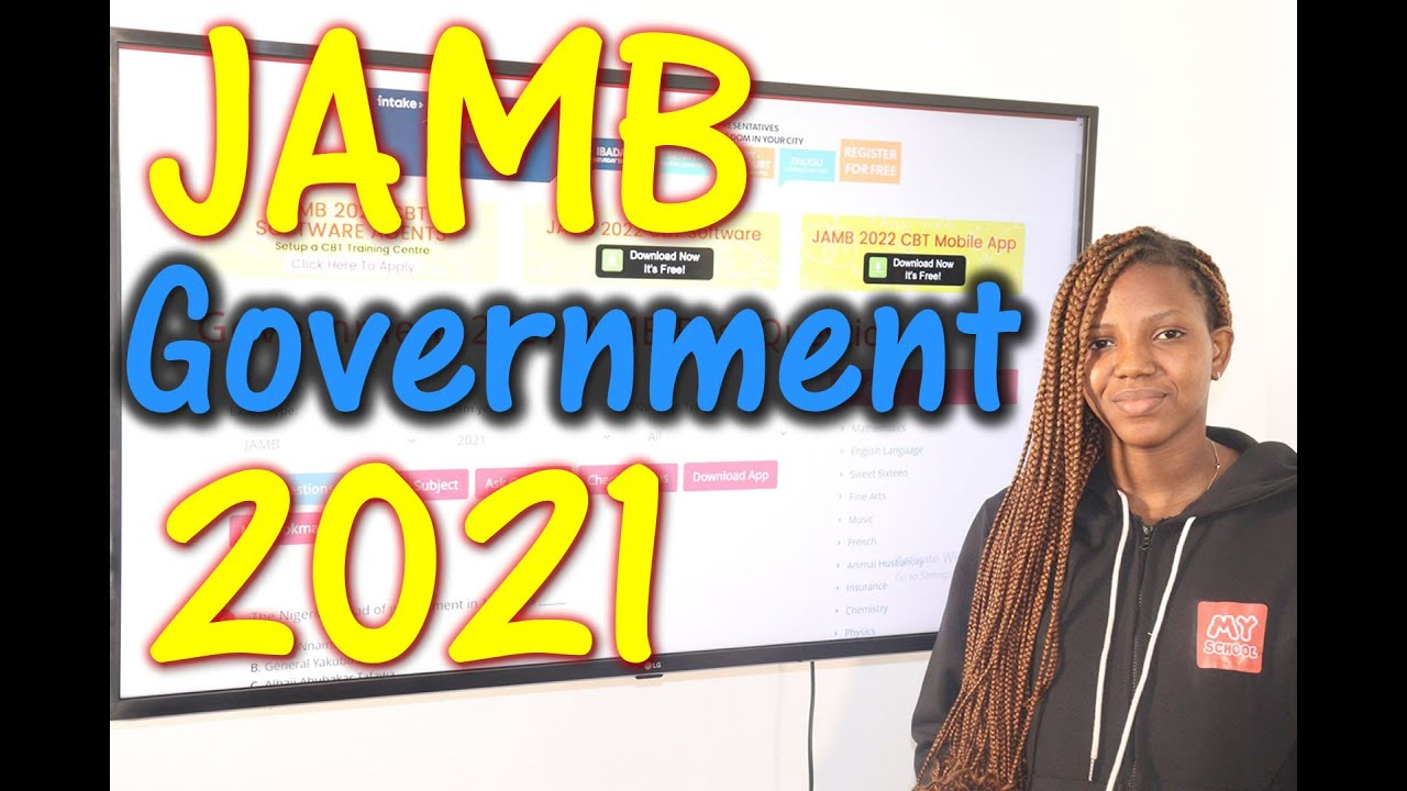 JAMB CBT Government 2021 Past Questions 1 - 20
