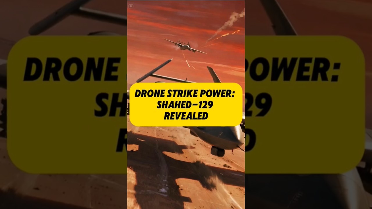 Drone strike power , Shahed 129 revealed