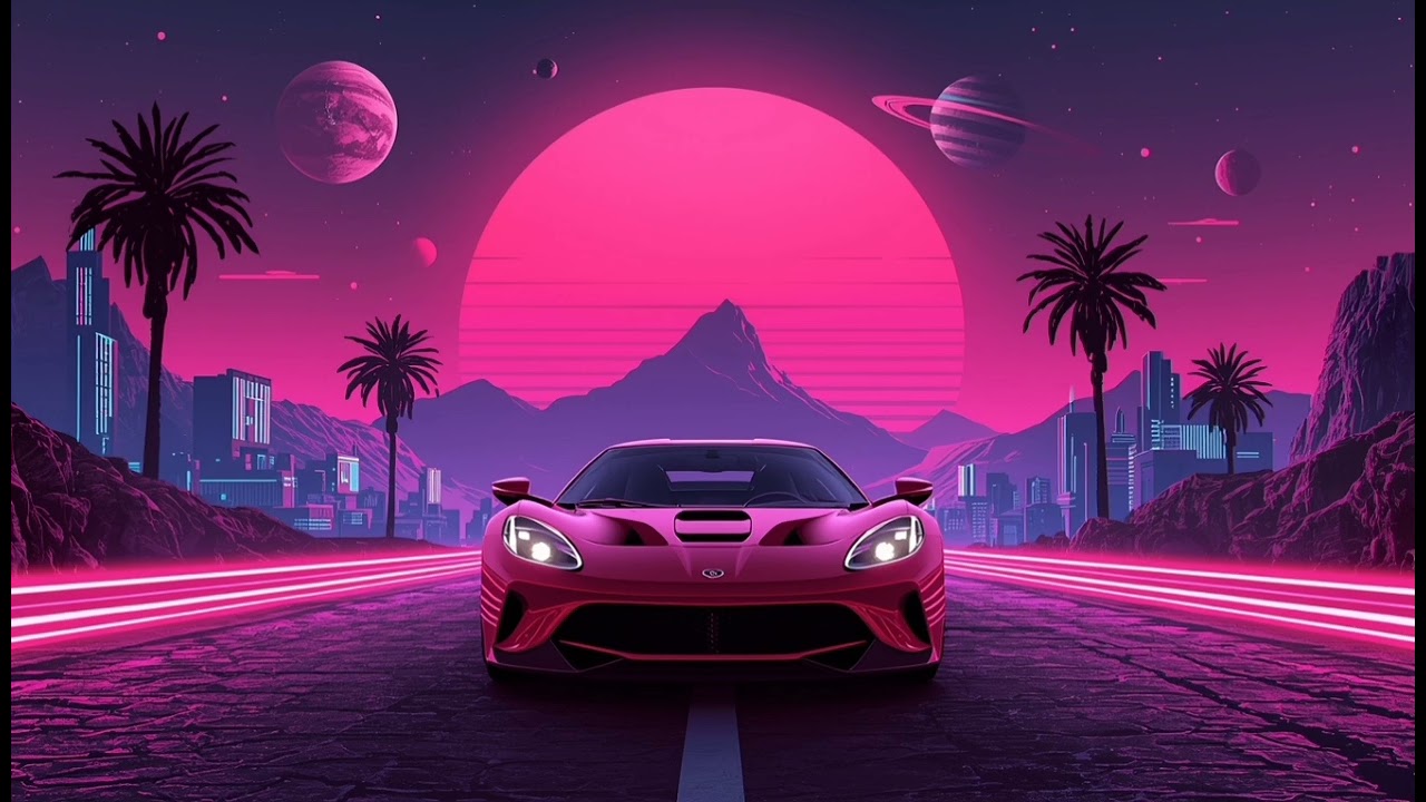 Synthwave Music Galaxy relax part 9