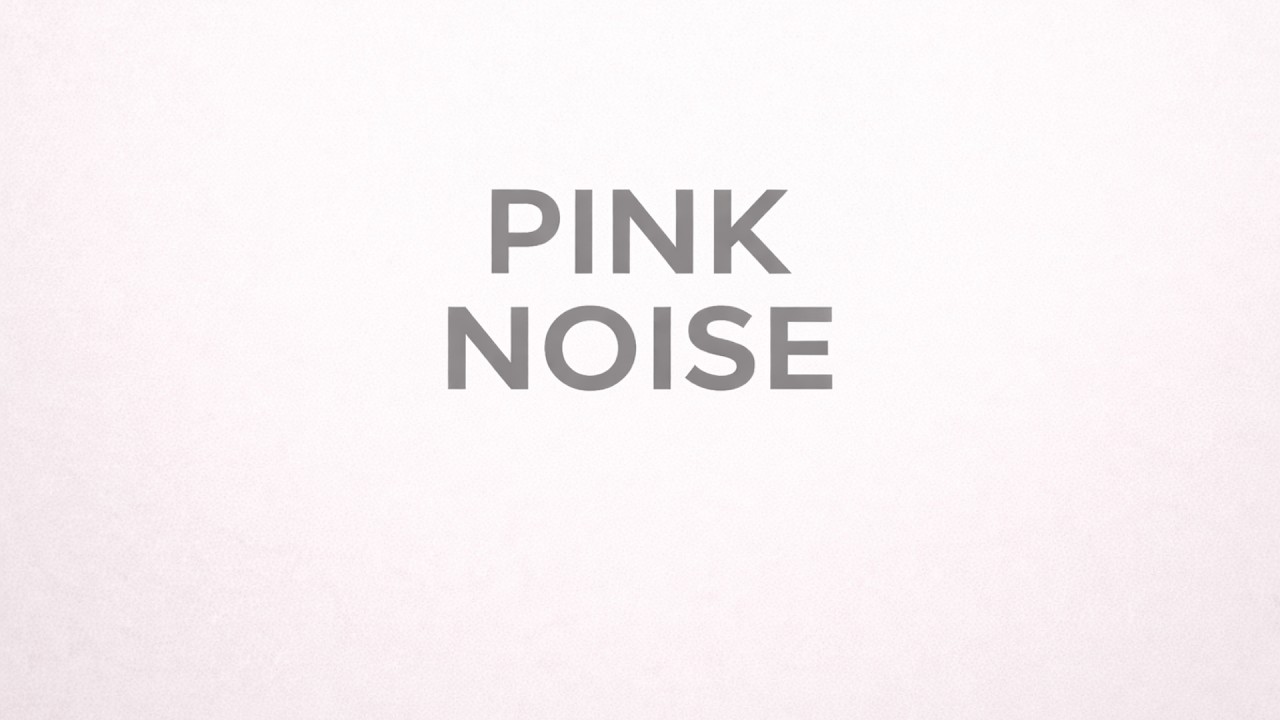 Pink Noise for Sleep | 8 Hours | Steady Background Sound