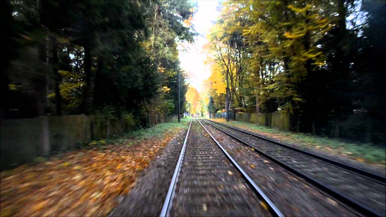 München: Herbstliche Straßenbahnmitfahrt auf der 25er