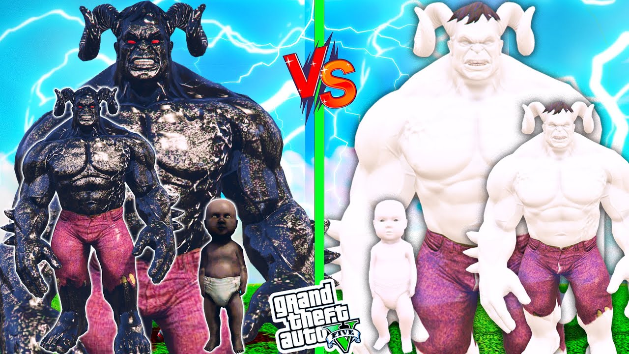 $1 GIANT BLACK HULK Family Suit to $1,000,000,000 GIANT BLACK HULK Family Suit in GTA 5
