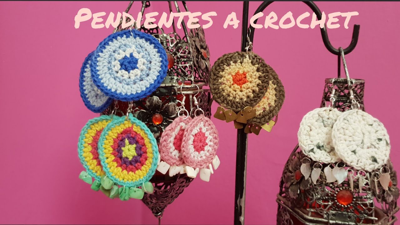Pendientes a crochet