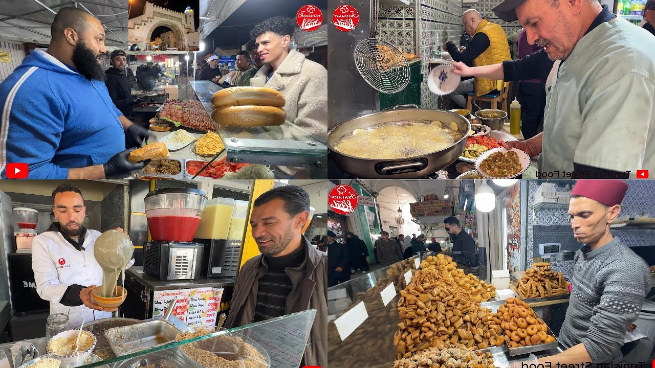 The best Tunisian Street Food : Salty or sweet- أشهر اكلات  الشارع التونسي : مالح أوحلو