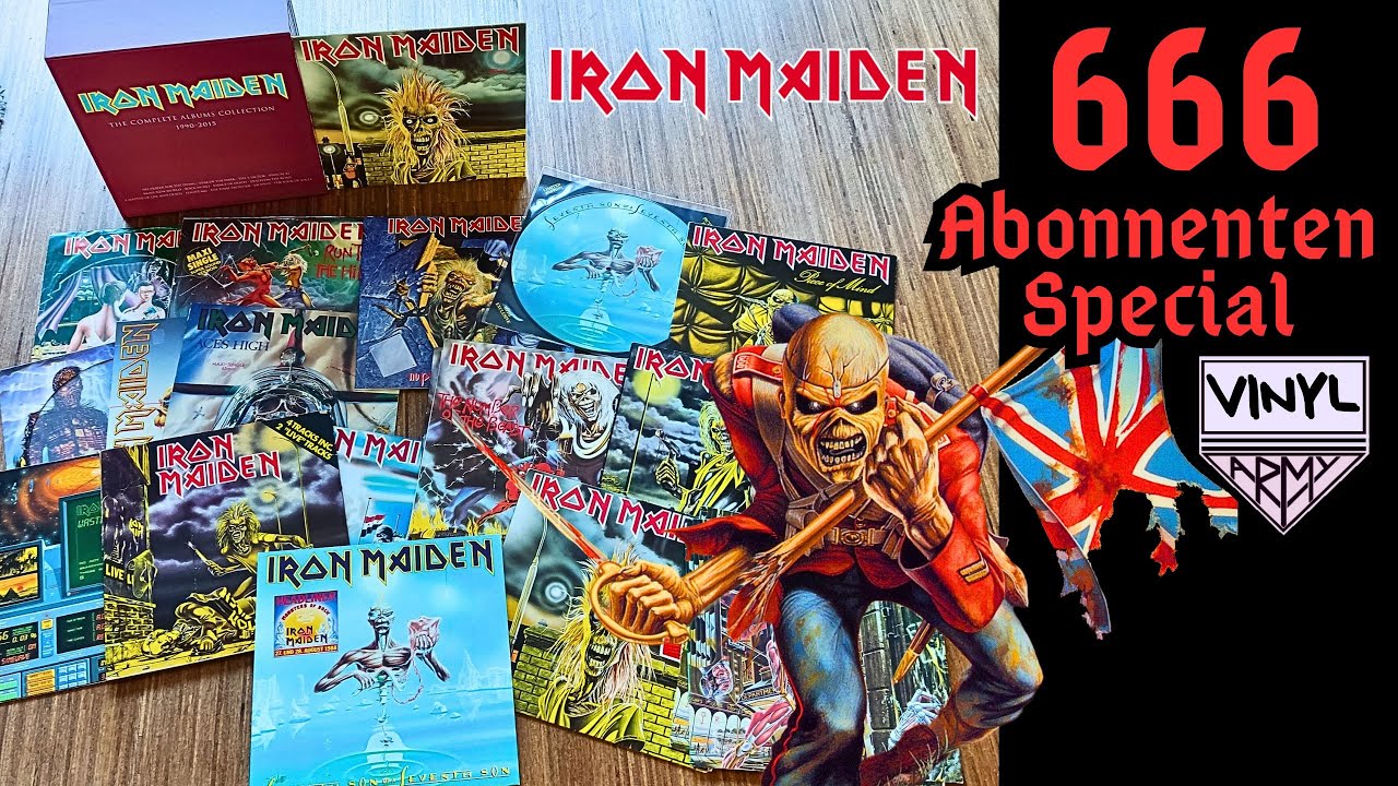 666 Abonnenten Special | Meine komplette IRON MAIDEN Vinyl Schallplatten Sammlung