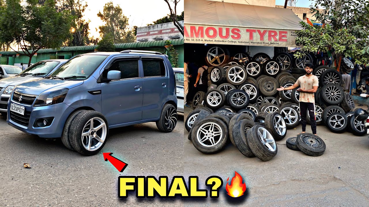 Alloy Wheels Final Kar Diye 😍 For Wagonr | Second Hand Alloy Wheels In Delhi 🔥|| Harshit Vlogs