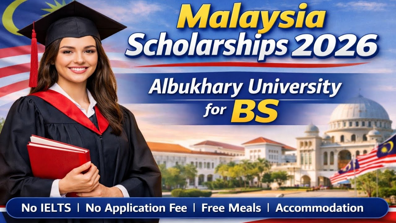 Malaysia Scholarships 2026 | Albukhary University BS Scholarships | No IELTS | No Application Fee