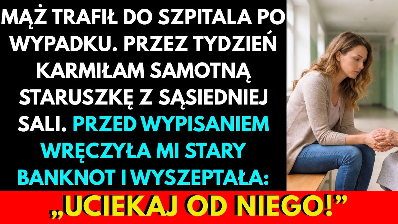 Mój Mąż Miał Wypadek. W Sąsiedniej Sali Leżała Staruszka. Przed Wypisem Szepnęła: „Uciekaj!”