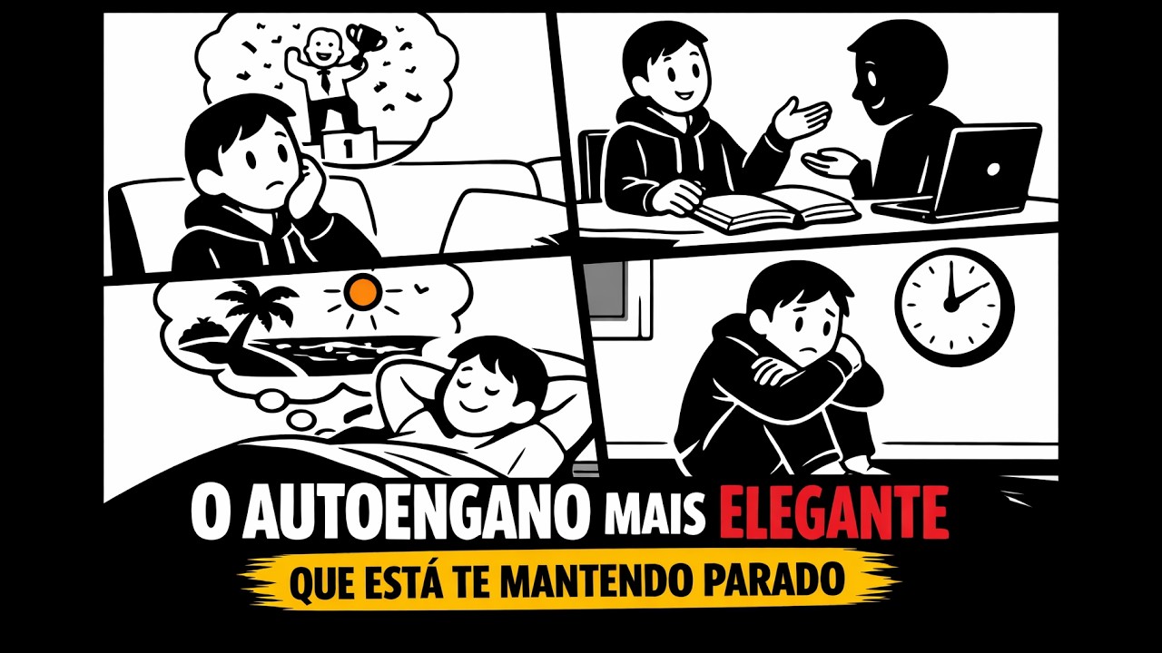 O autoengano mais elegante que está te mantendo parado