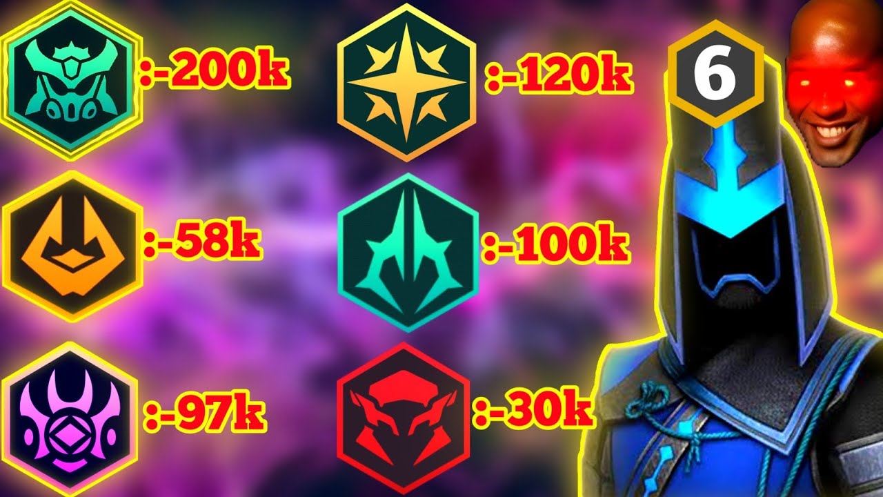 Top 6 set to easily Win acolyte lvl6 200k damage #gaming 