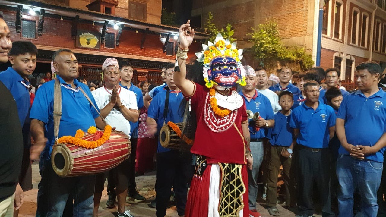DEVI NACH in Harisiddhi
