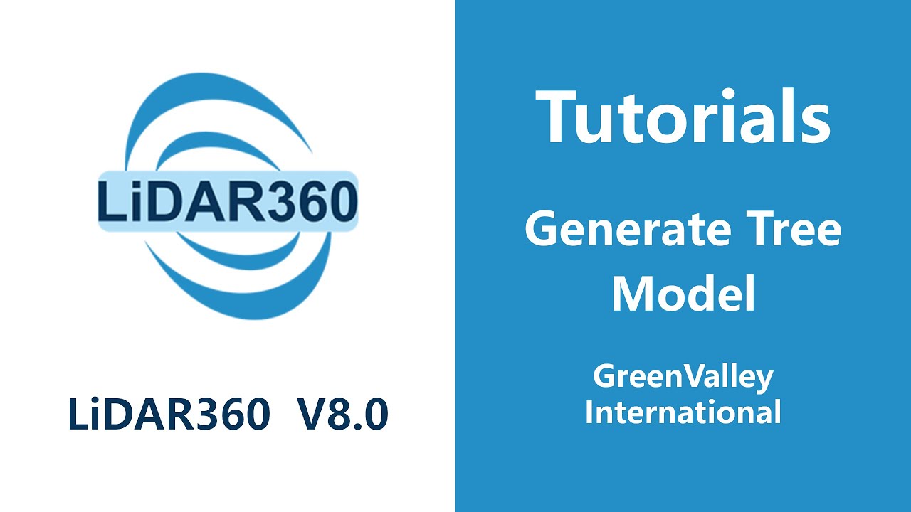 LiDAR360 V8 - Forestry | Generate Tree Model LiDAR SoftwareTutorial