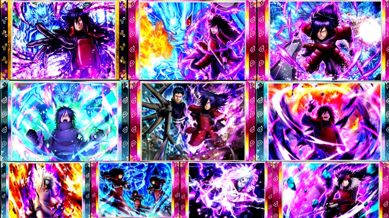 All Madara Uchiha Ultimate Jutsu Compilation - Naruto x Boruto Ninja Voltage
