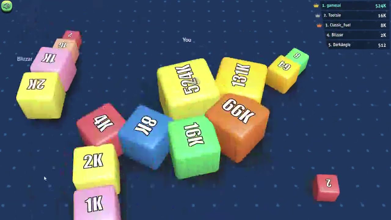 I collected 1 Million Cubes under 15 mns in cubes 2048.io game