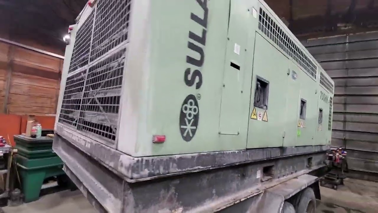 Sullair 700HH 700CHH/AF/DTQ/CA4 S/N 201602120014 3804 HRS 