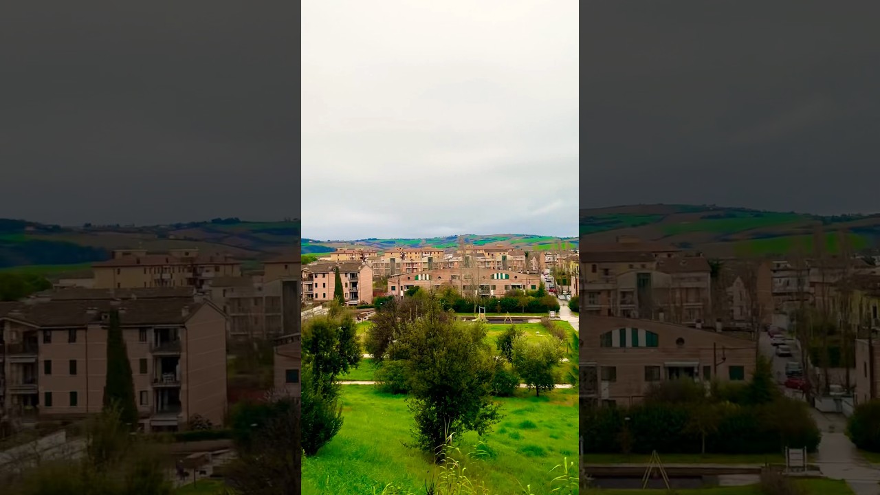 Small Town in Ancona Jesi #ancona #travel #shorts #italy  #ytshorts