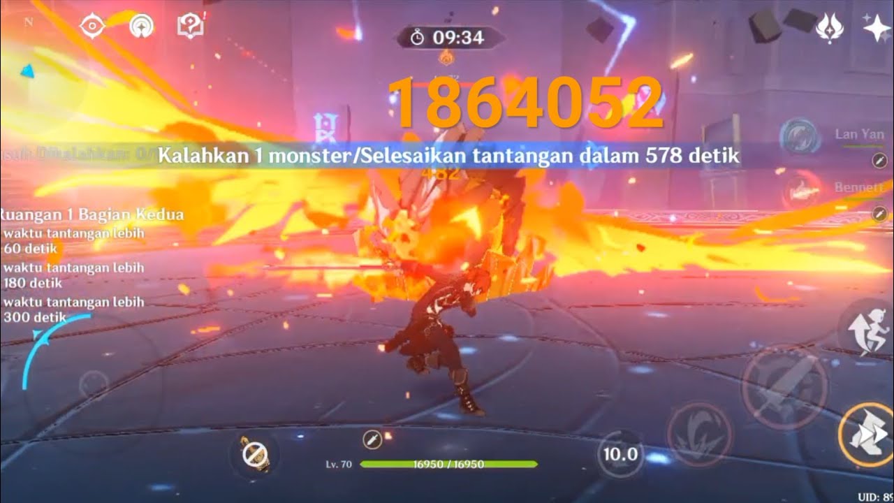 Diluc paling sakit its real!!😈🔥 | Spiral abys 6.4