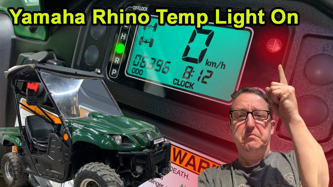 УСТРАНЕНИЕ НАЙДЕНО! Ремонт двигателя Yamaha Rhino 660 2006 года. Горит индикатор охлаждающей жидк...
