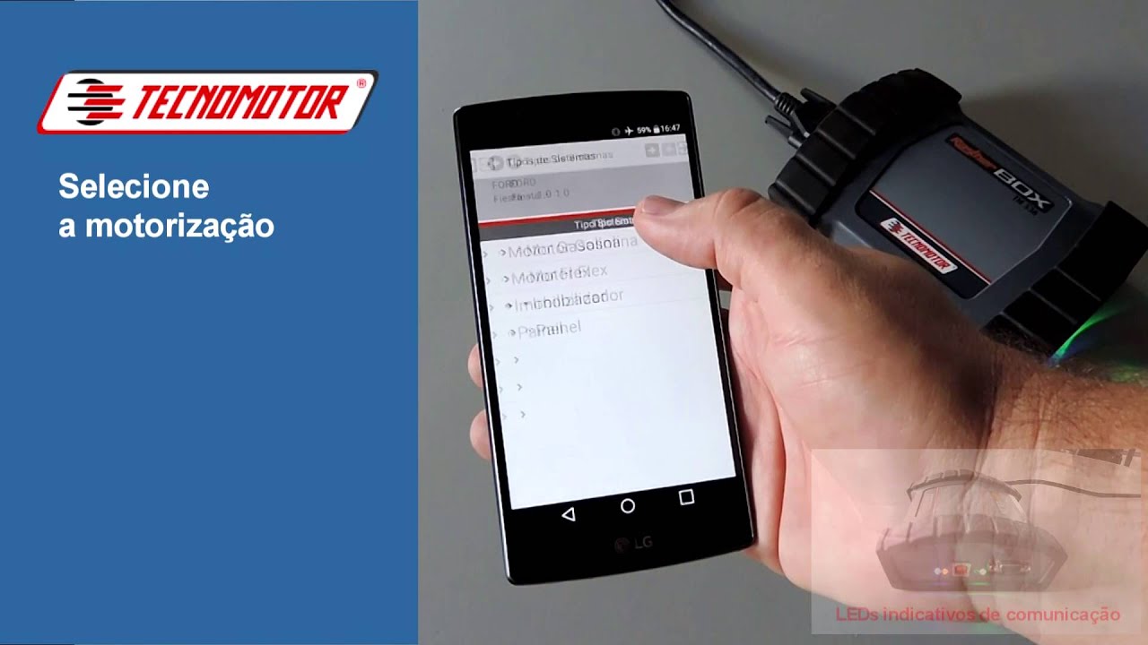 Rasther ANDROID - C&oacute;digo de defeito