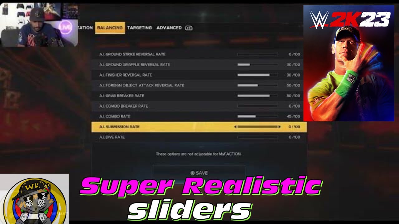 WWE 2K23. Super Realistic Sliders custom sliders. (AI vs.AI)