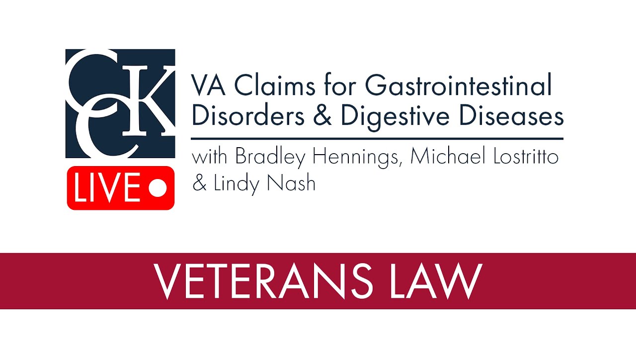 VA Disability for Gastrointestinal Disorders & Digestive Diseases