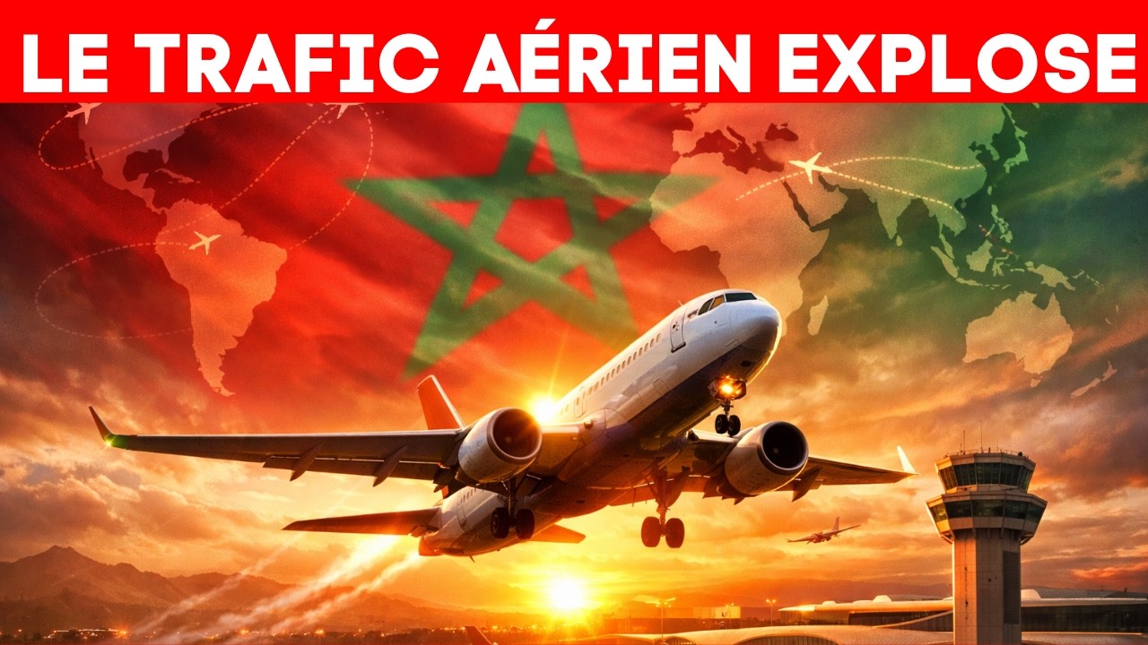 Trafic aérien au Maroc : record historique à 3,1 millions de passagers en janvier 2026