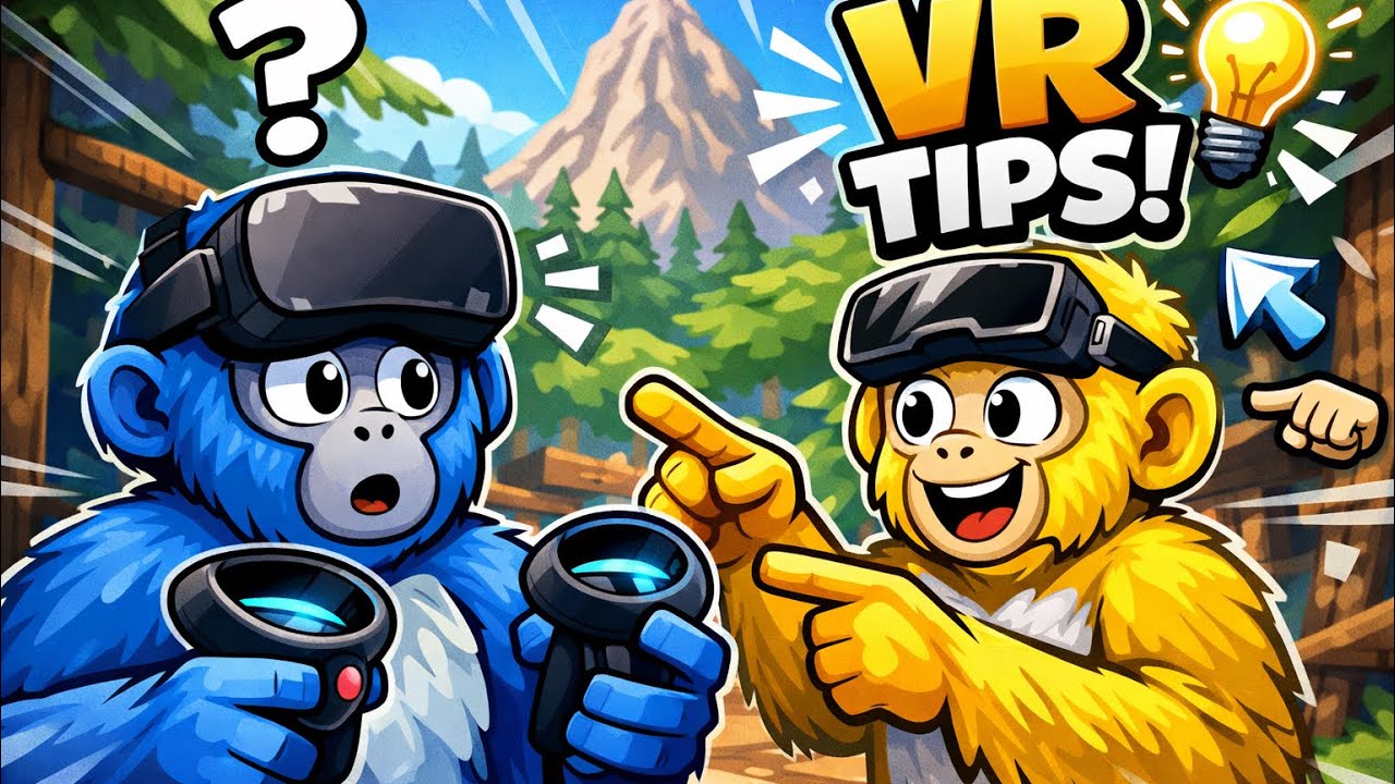 Teaching my friend how to play gorilla tag @water-q1i 