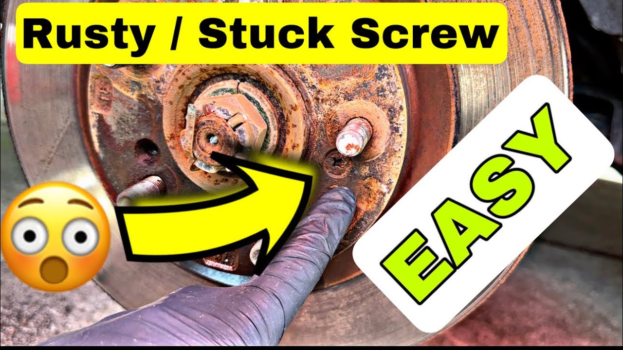 Stripped Brake Rotor Screw that will NOT come out ( easy with drill )