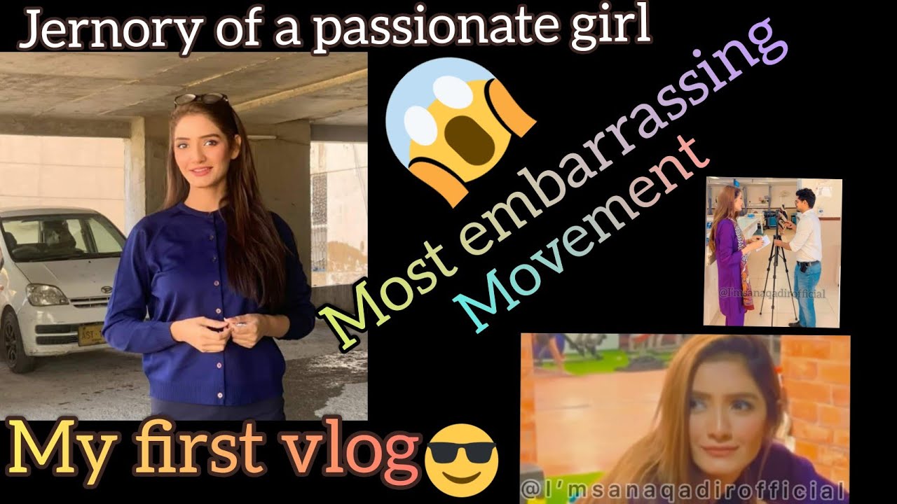 First vlog | who is sana qadir on off camera | journey of a passionate girl