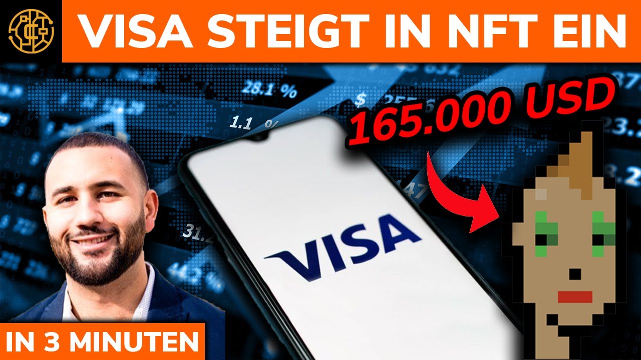 VISA kauft CryptoPunk NFT f&uuml;r $165.000 in ETH💳💵 Bullisch f&uuml;r den NFT MARKT❗ [Krypto News]