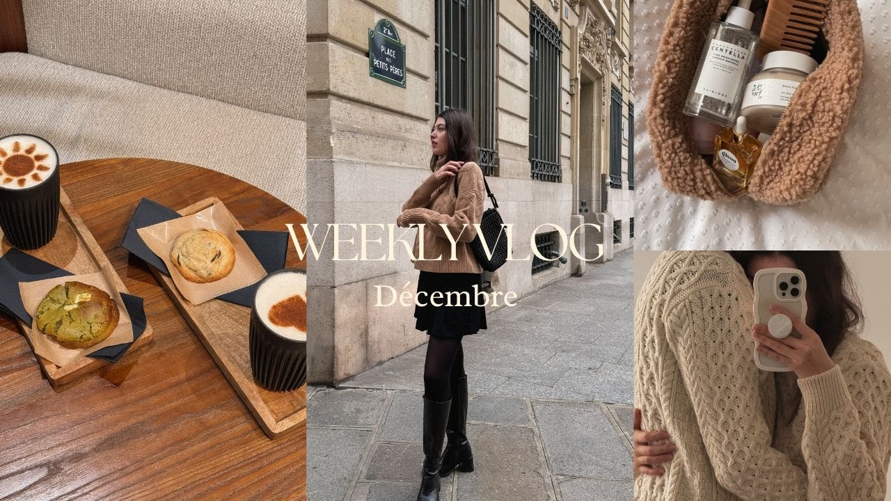 Vlog Paris✨Découverte collections mode Printemps/Ete, Lumières en Seine, Coffeeshop et unboxing