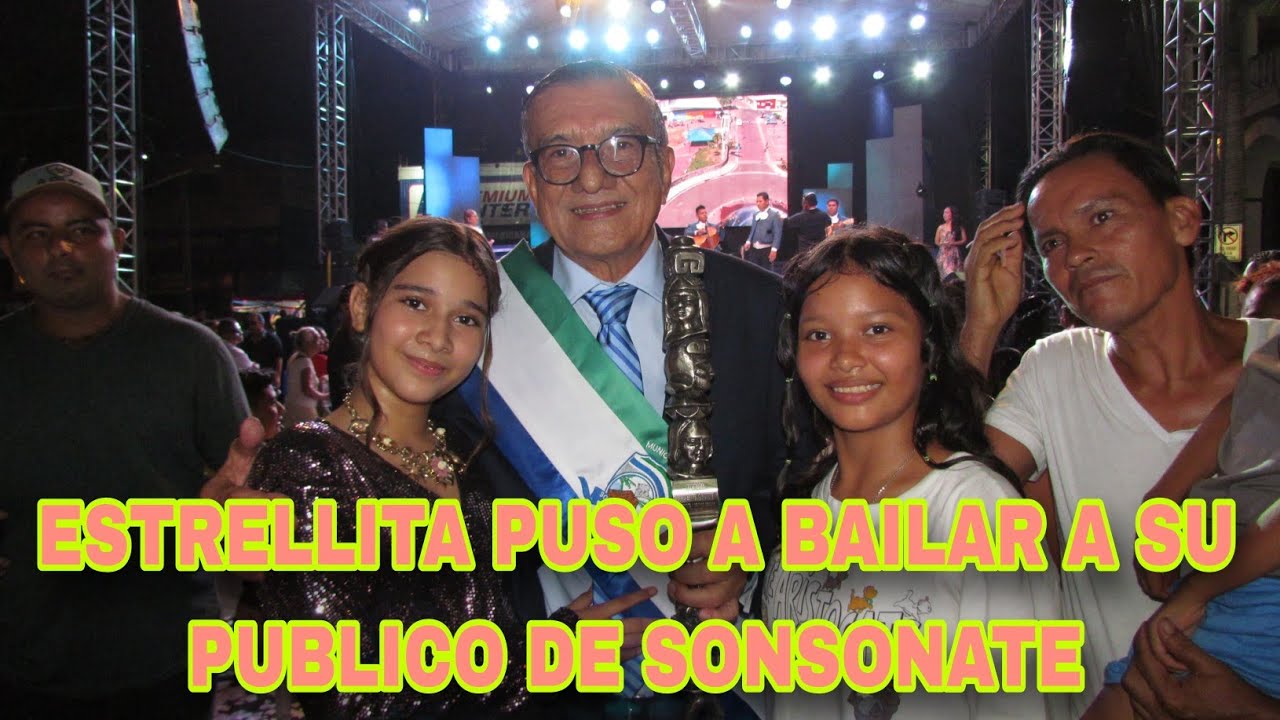 ESTRELLITA EN SONSONATE CAUTIVA A SU PUBLICO