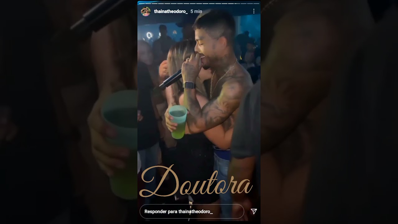 dra.deolane e mc kevin no &uacute;ltimo show, lembran&ccedil;a thaina amiga da deolane