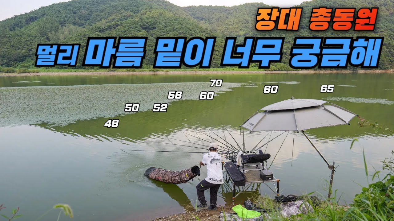 대형 마름 밑에 엄청 들어있겠지? 장대 총동원 1박2일 훑어버리자