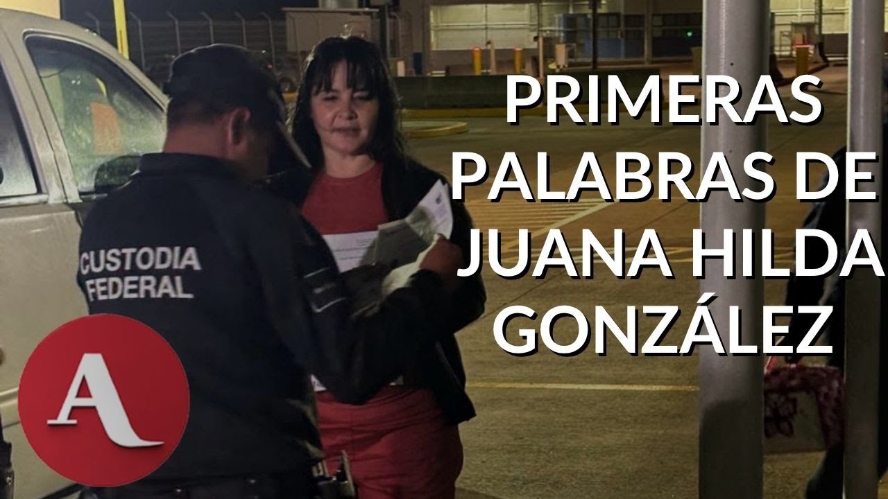 Las primeras palabras de Juana Hilda González tras salir de la cárcel por caso ‘Wallace’