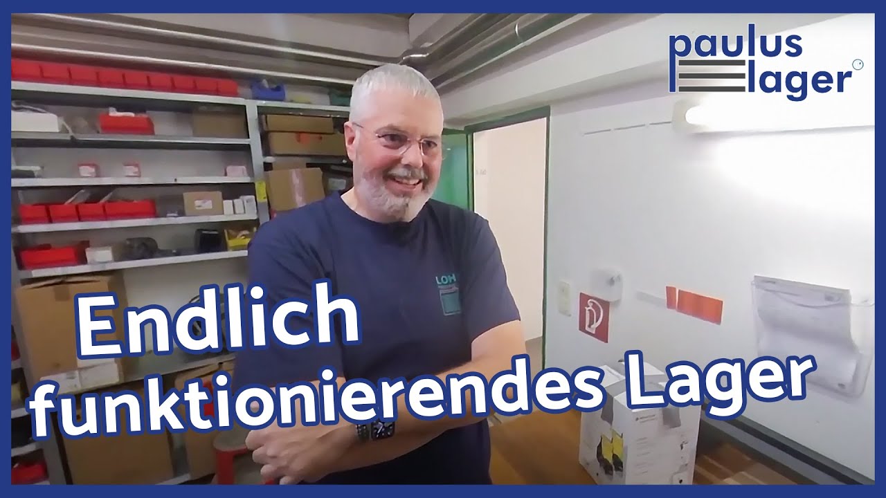 So bekam Herr Lohse sein Lager im Sanitärbetrieb endlich in den Griff