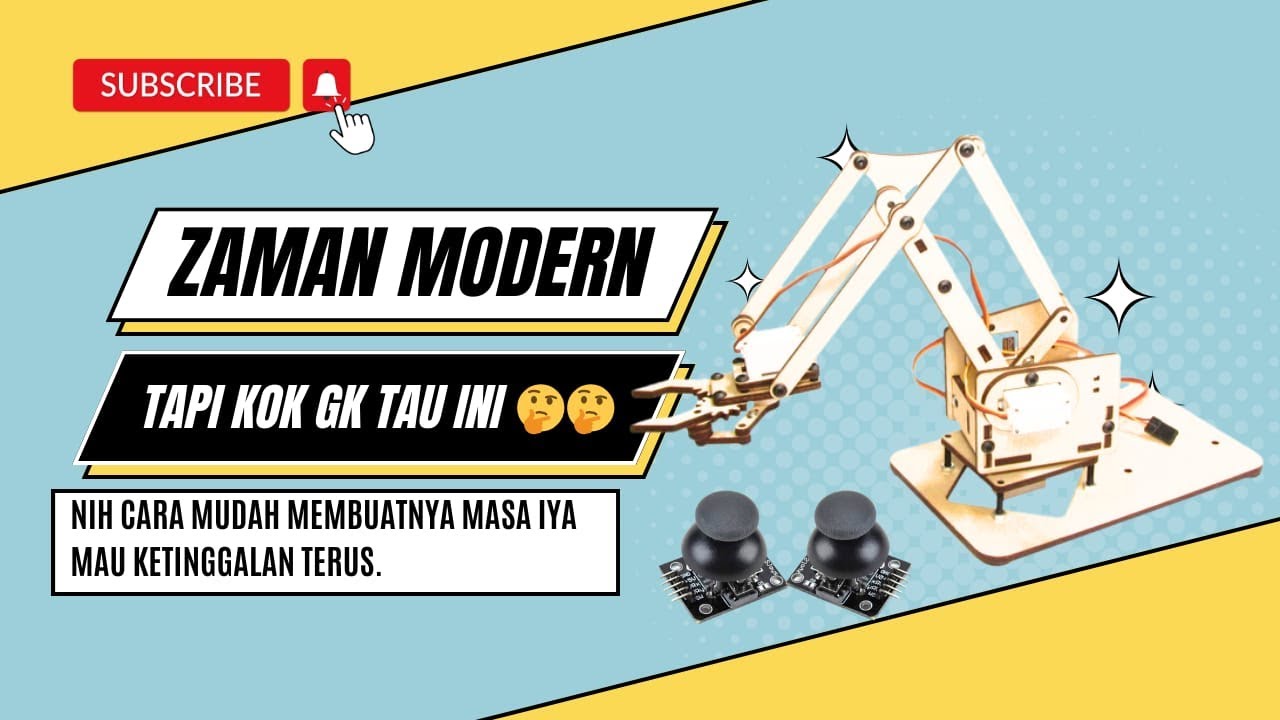 Robot Arm With Joystick Control Based Arduino Uno
