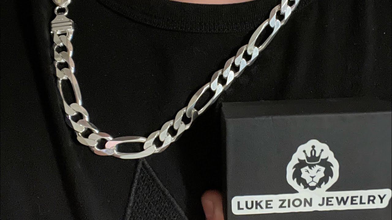 Luke Zion Jewelry review! 10.8mm Figaro chain.