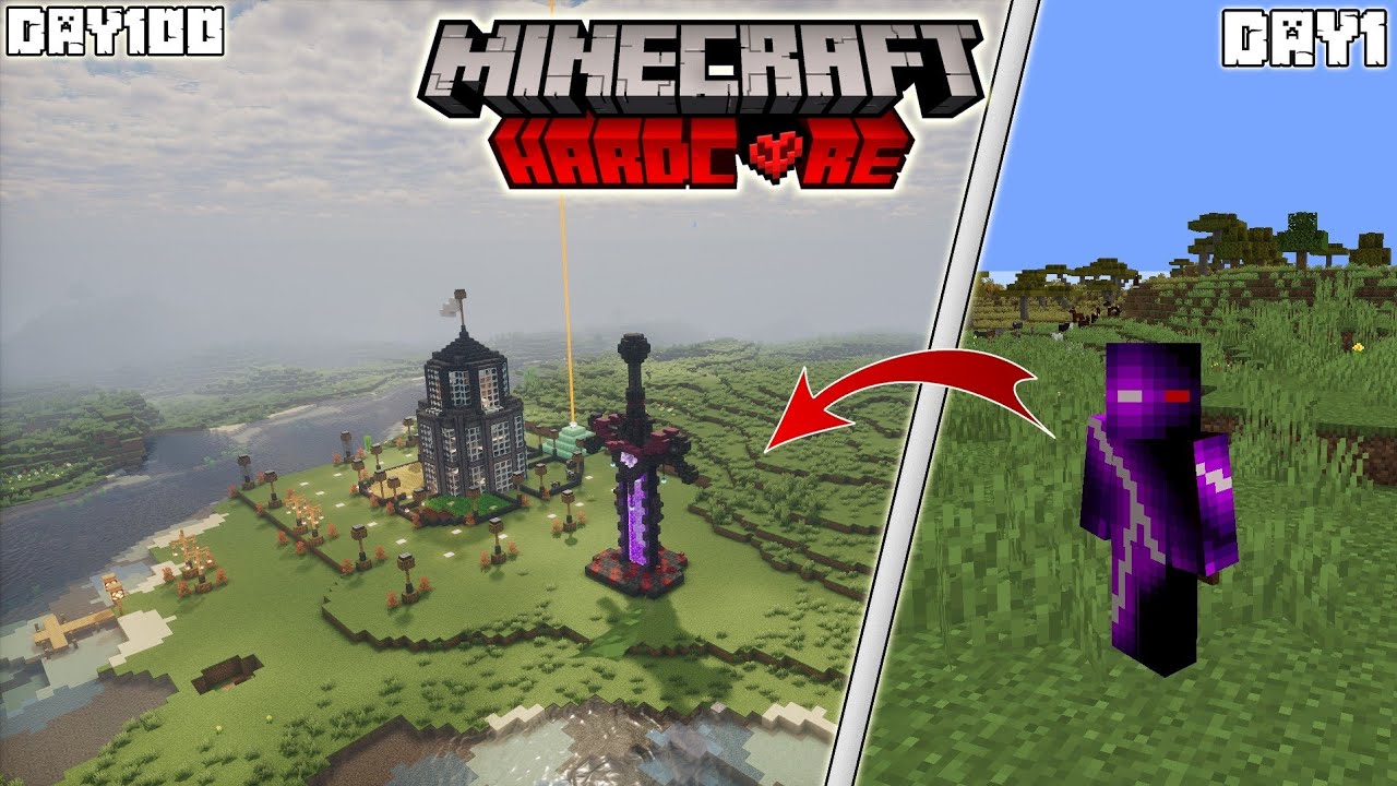 I Survived 100 Days in Minecraft Hardcore… Here’s What Happened