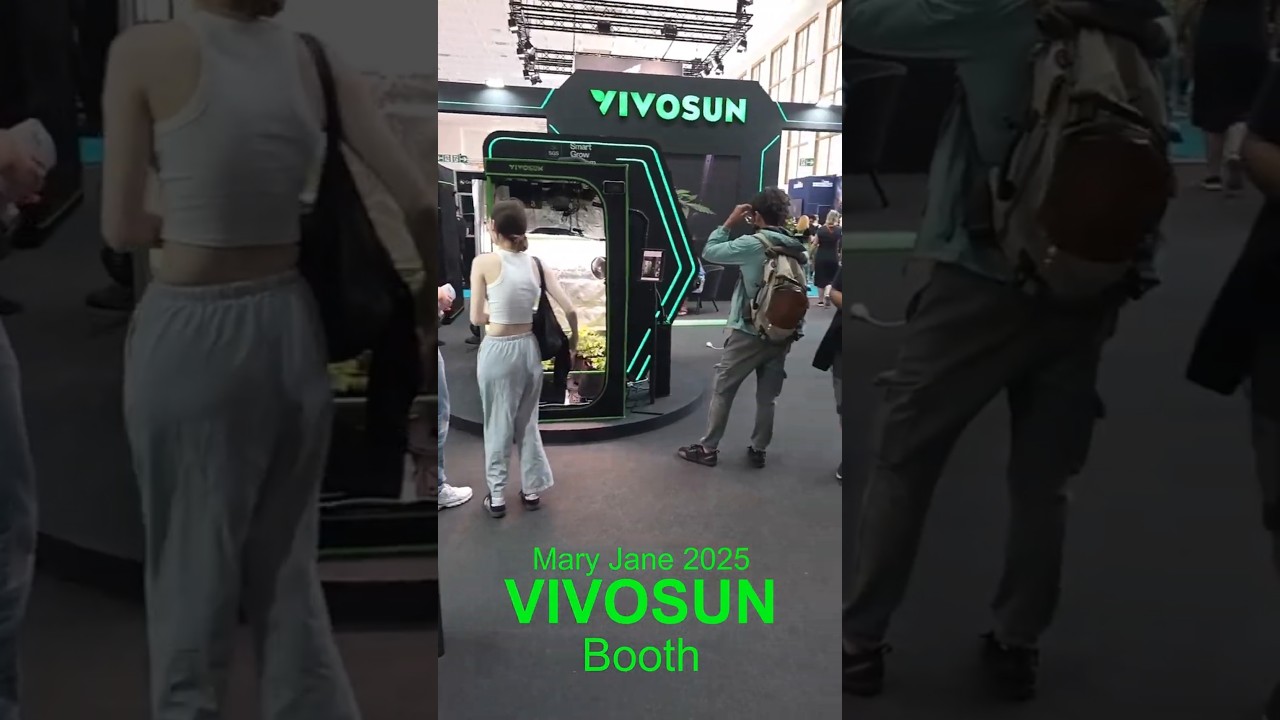 VIVOSUN Booth - Mary Jane 2025 - Tolles Team, super Produkte!