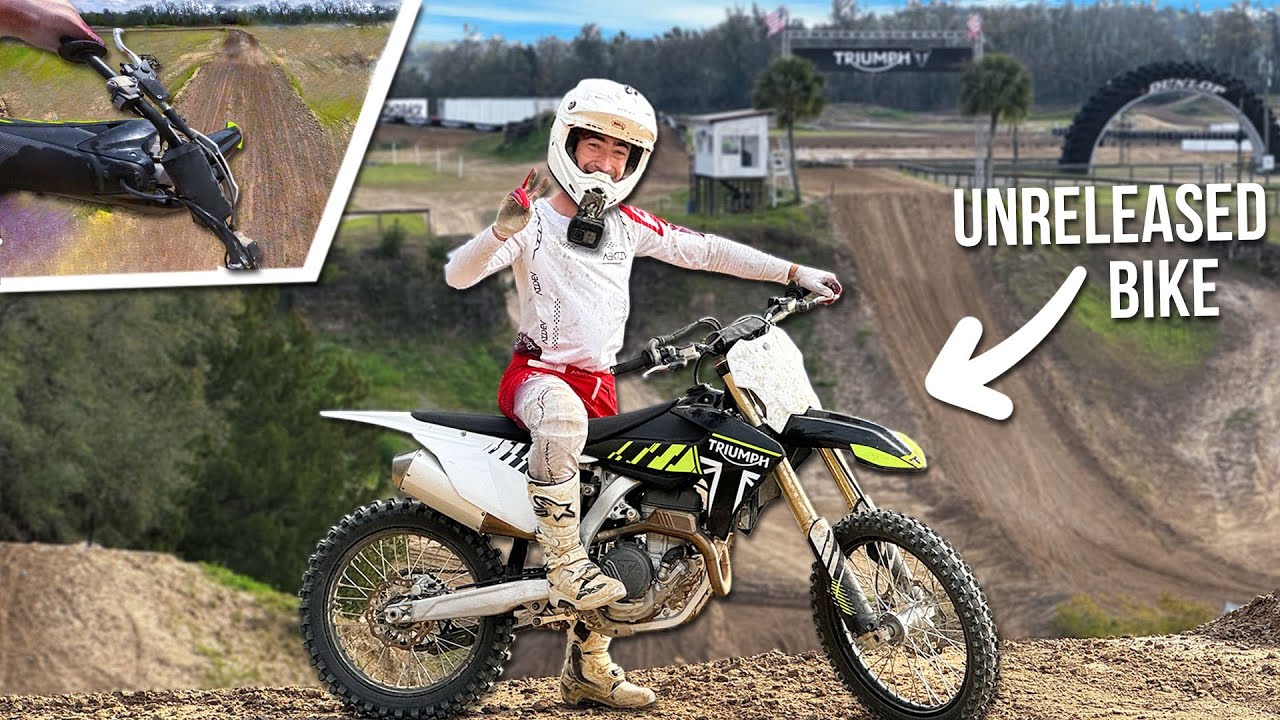 I Rode the NEW TRIUMPH Dirt Bike!