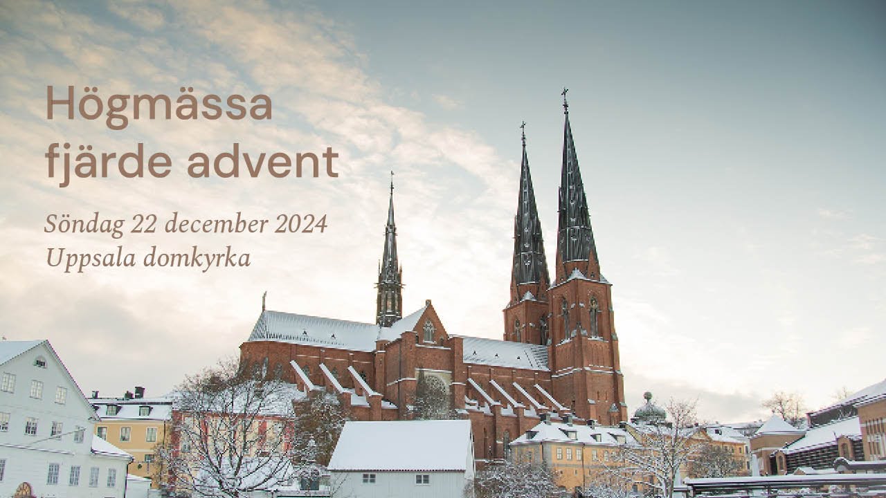 Direktsänd högmässa på fjärde advent