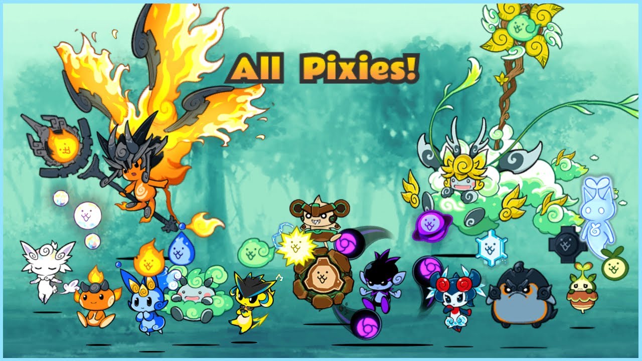 Battle Cats All Pixie Uber & Legend Rare!