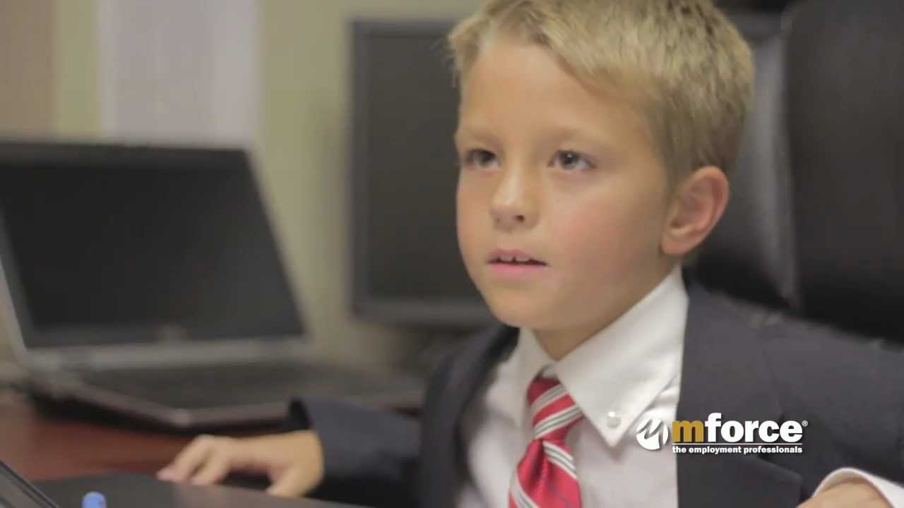 If Kids Ran the Office.  Funny Commercial!